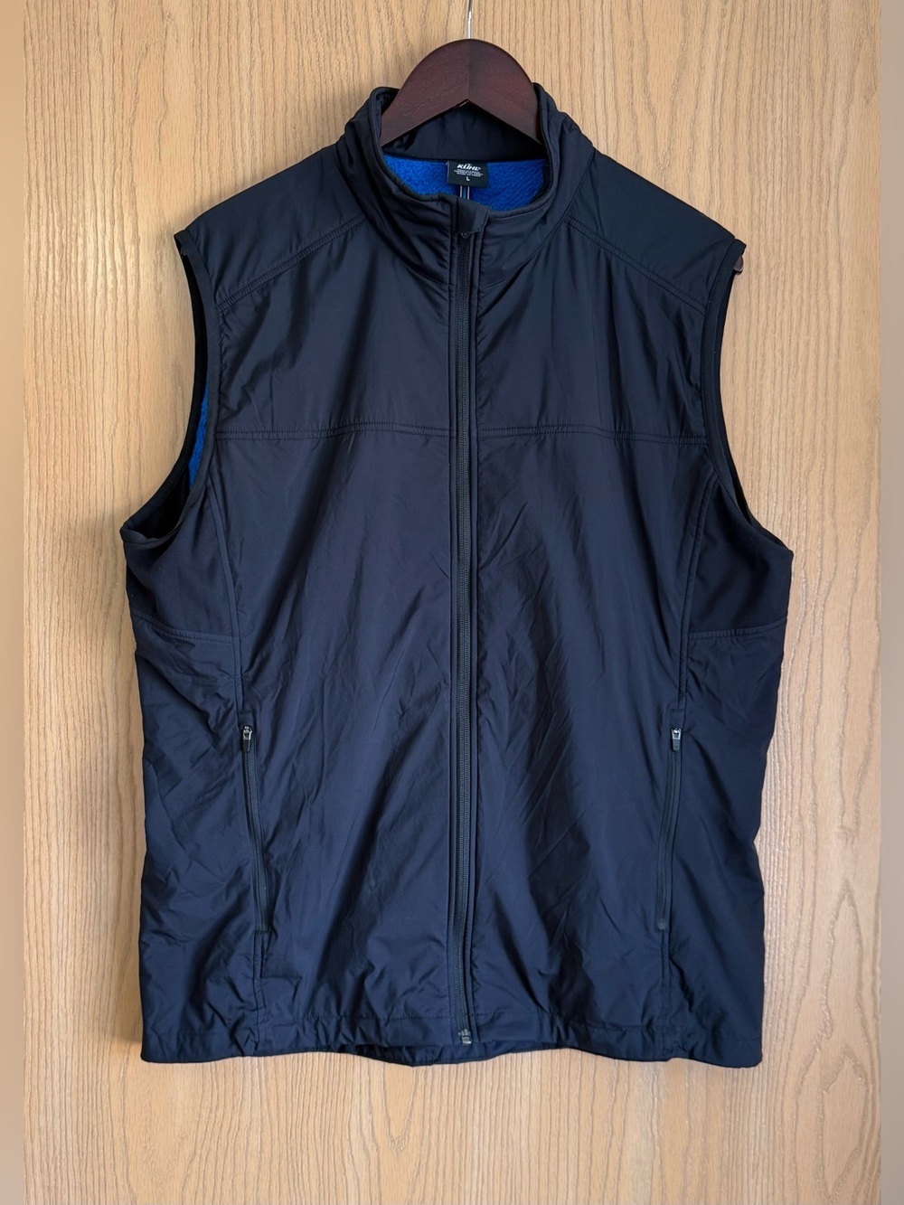 Kuhl | Men’s Large | Black The One Vest Soft Shell Fleece Lined Lightweight